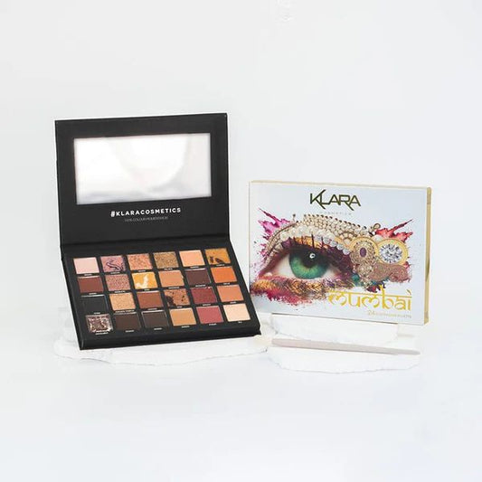 🕌 Klara Cosmetics: Mumbai 24 Color Eyeshadow Palette