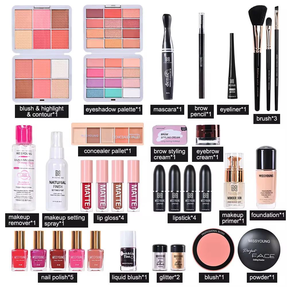 💄 Miss Young All-in-One Luxury Face Make-Up Kit
